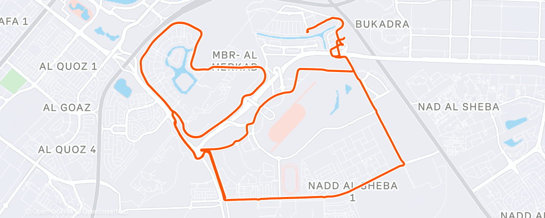 Карта физической активности (Mittagsradfahrt)