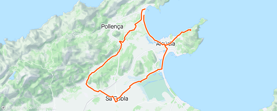 Map of the activity, Mallorca Day 2 - Sa Pobla and Ermita de La Victoria