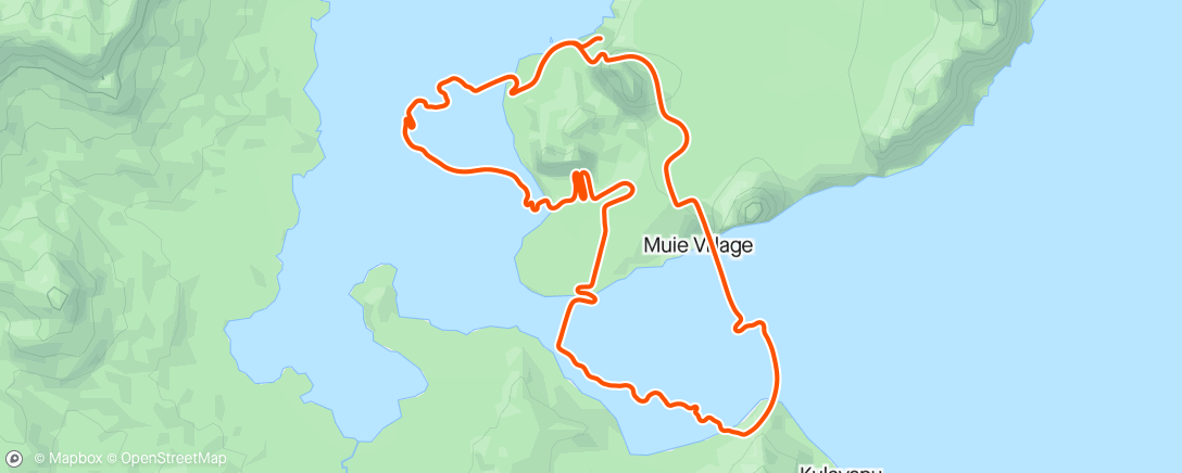 Map of the activity, Zwift - Group Workout: Team I Race Like A Girl Workout (E) on Ocean Lava Cliffside Loop in Watopia