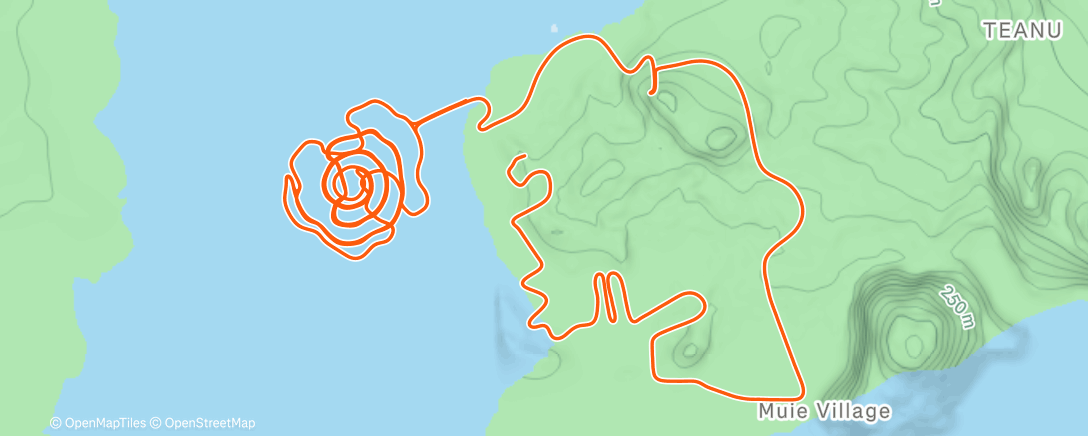 Map of the activity, Zwift - Whole Lotta Lava in Watopia