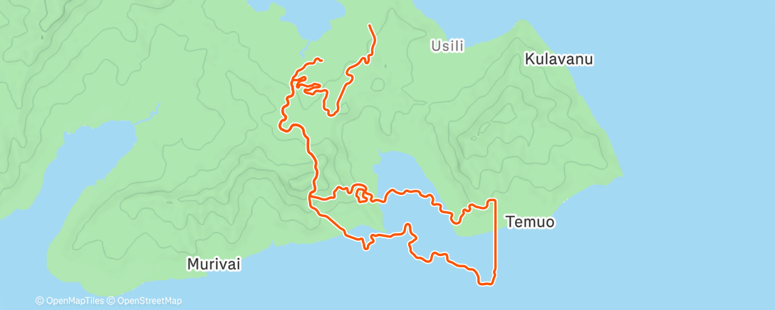 活动地图，Zwift - Mayan San Remo in Watopia