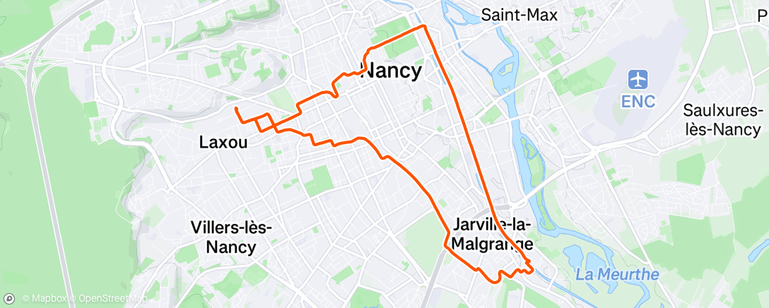 Map of the activity, Accompagner Madame B 😍