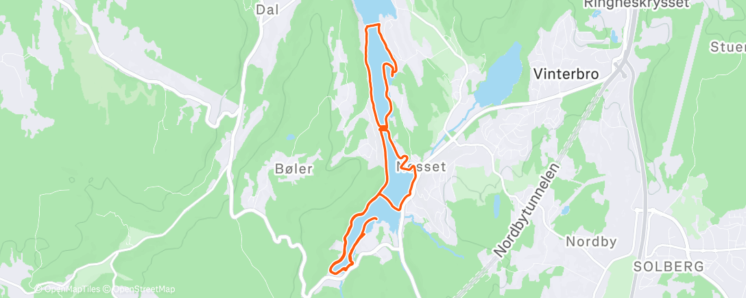 Map of the activity, BUNNEFJORDEN