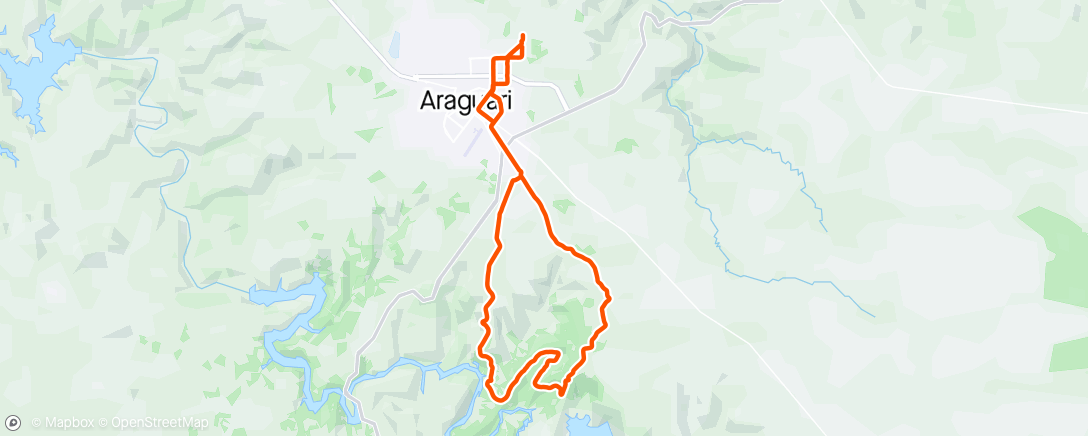 Map of the activity, carrapato