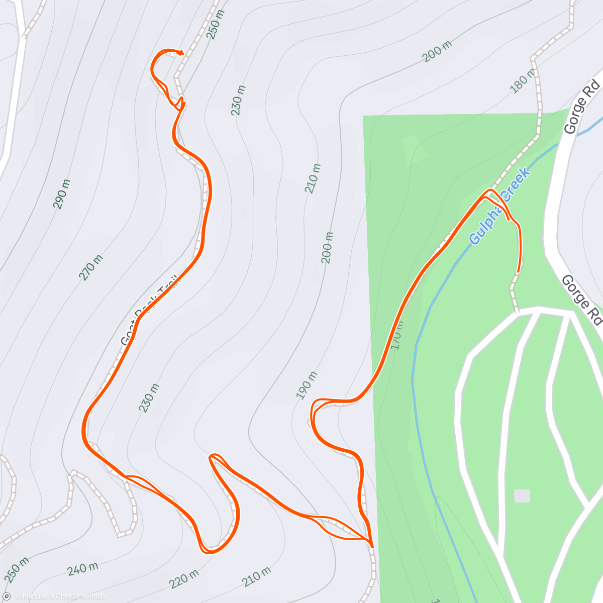 Map of the activity, ☁️ Morning Hike