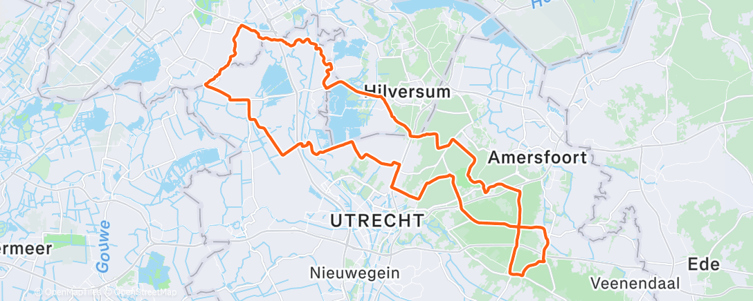 Mapa de la actividad (Ochtendrit)