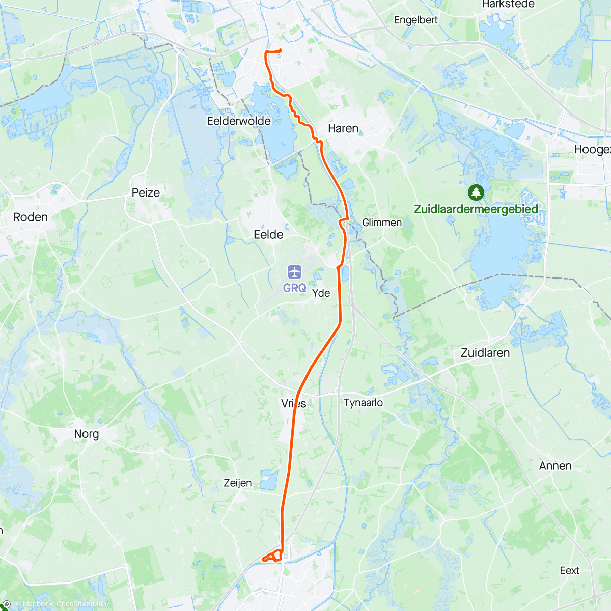 Mapa da atividade, Rondje Peelerpark 🥉