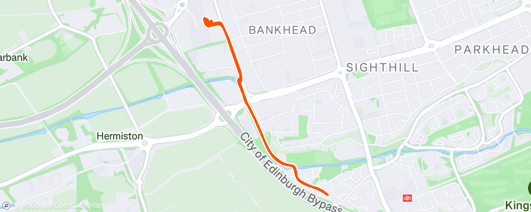 Map of the activity, Commute