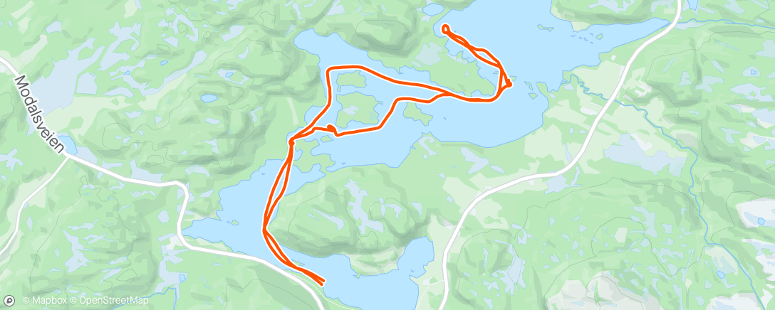 Карта физической активности (Afternoon Kayaking)