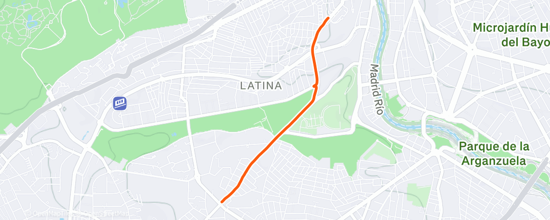 Map of the activity, Afternoon Ride