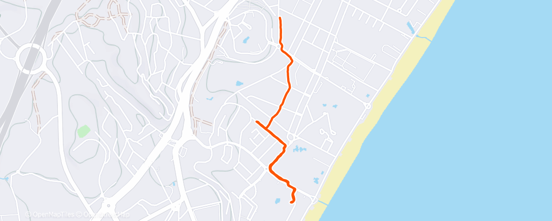 Map of the activity, Lunch Walk