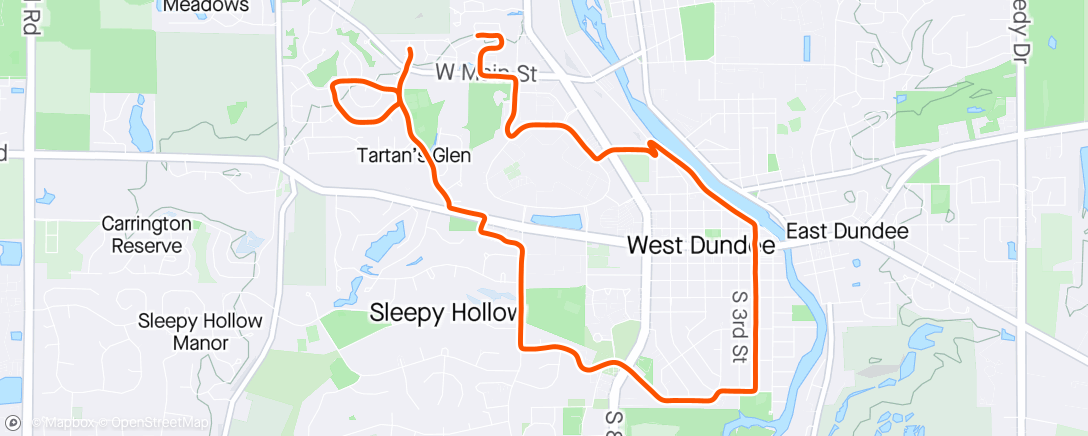 Map of the activity, Morning Ride ⛅