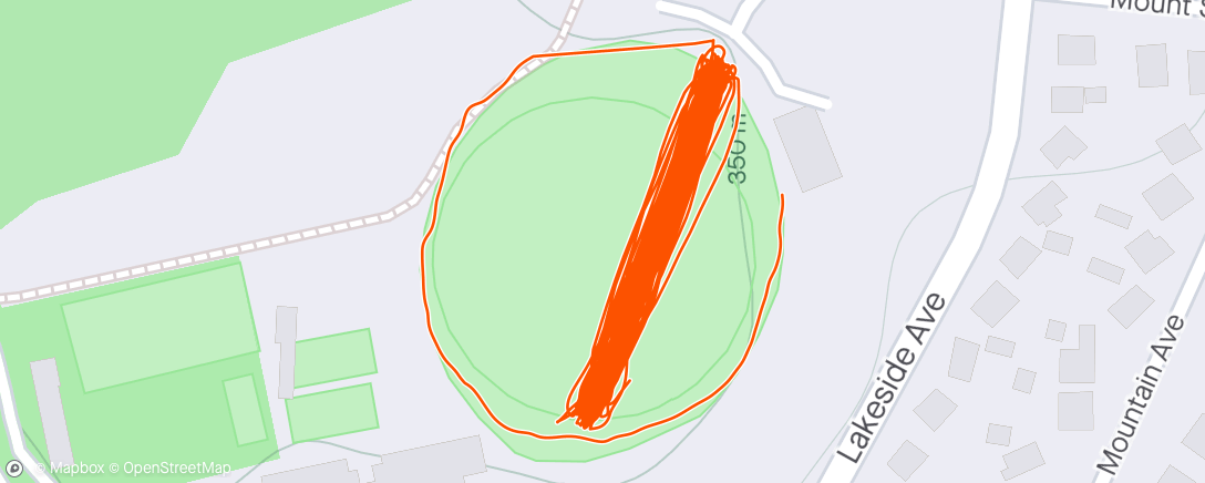 Map of the activity, 100 x100m with Tay and Jasper