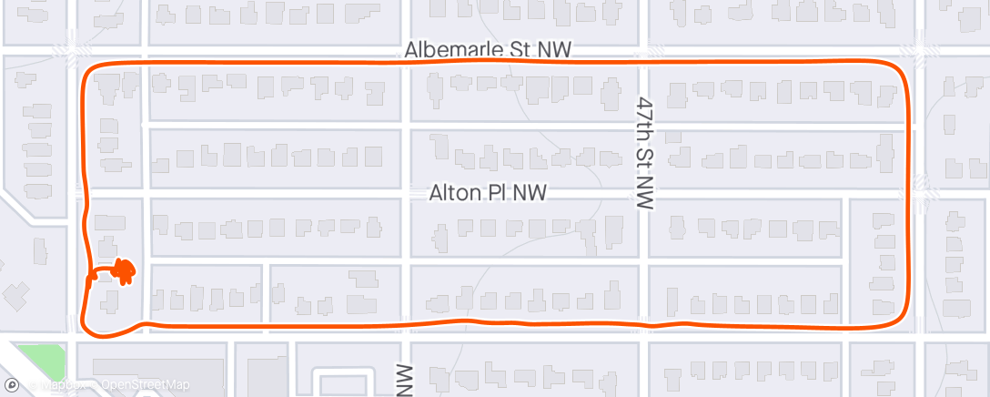 アクティビティ「Afternoon Walk」の地図