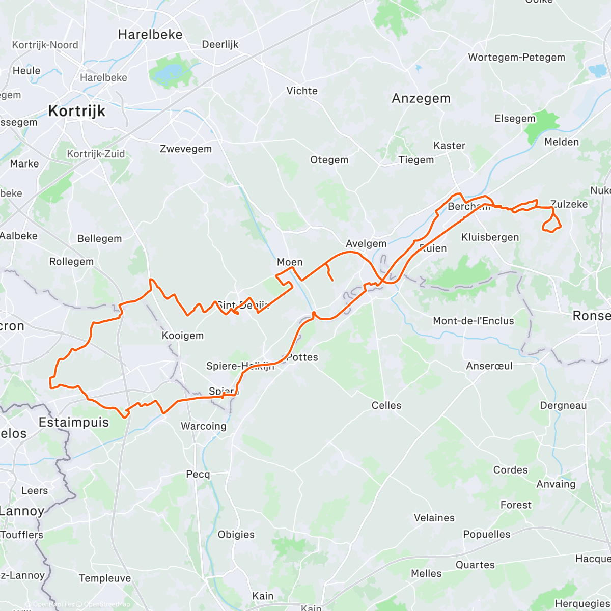 Peta aktivitas, Moeje kijken gek