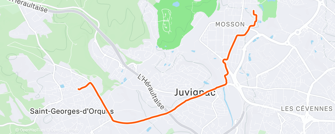 Map of the activity, Vélo Taf retour 🚴