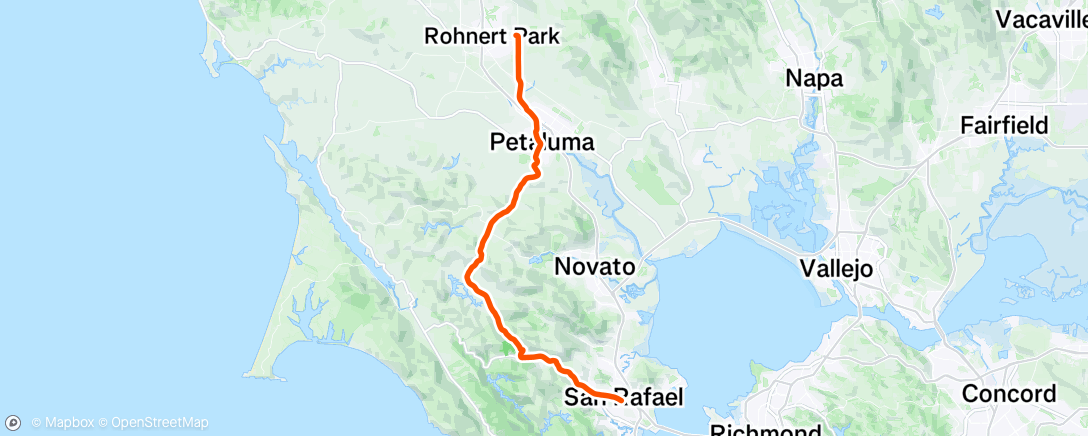 Map of the activity, Morning E-Bike Ride