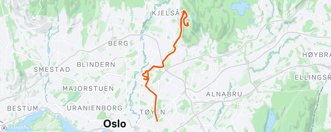 Map of the activity, Klatrekongen