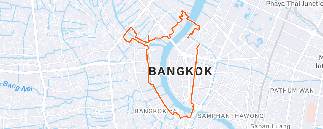 Карта физической активности (Morning Ride)