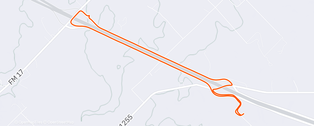 Map of the activity, Threshold run 3*+