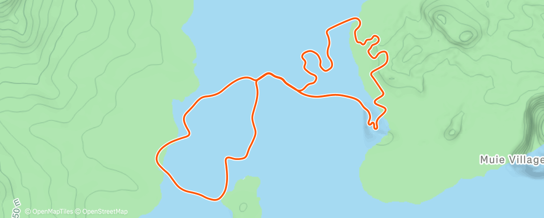 Mapa de la actividad (Zwift - Jarvis Seaside Sprint in Watopia)