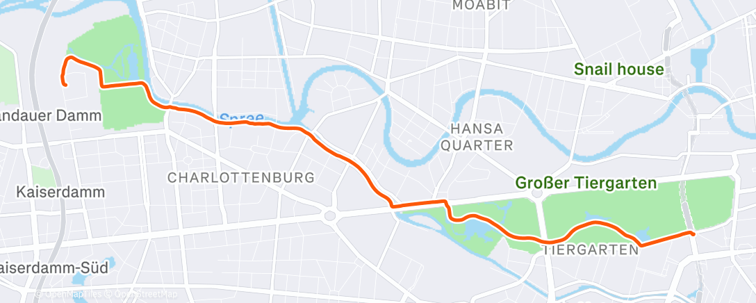 Map of the activity, Полуденный заезд