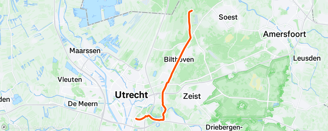 Map of the activity, Kruipen naar huis