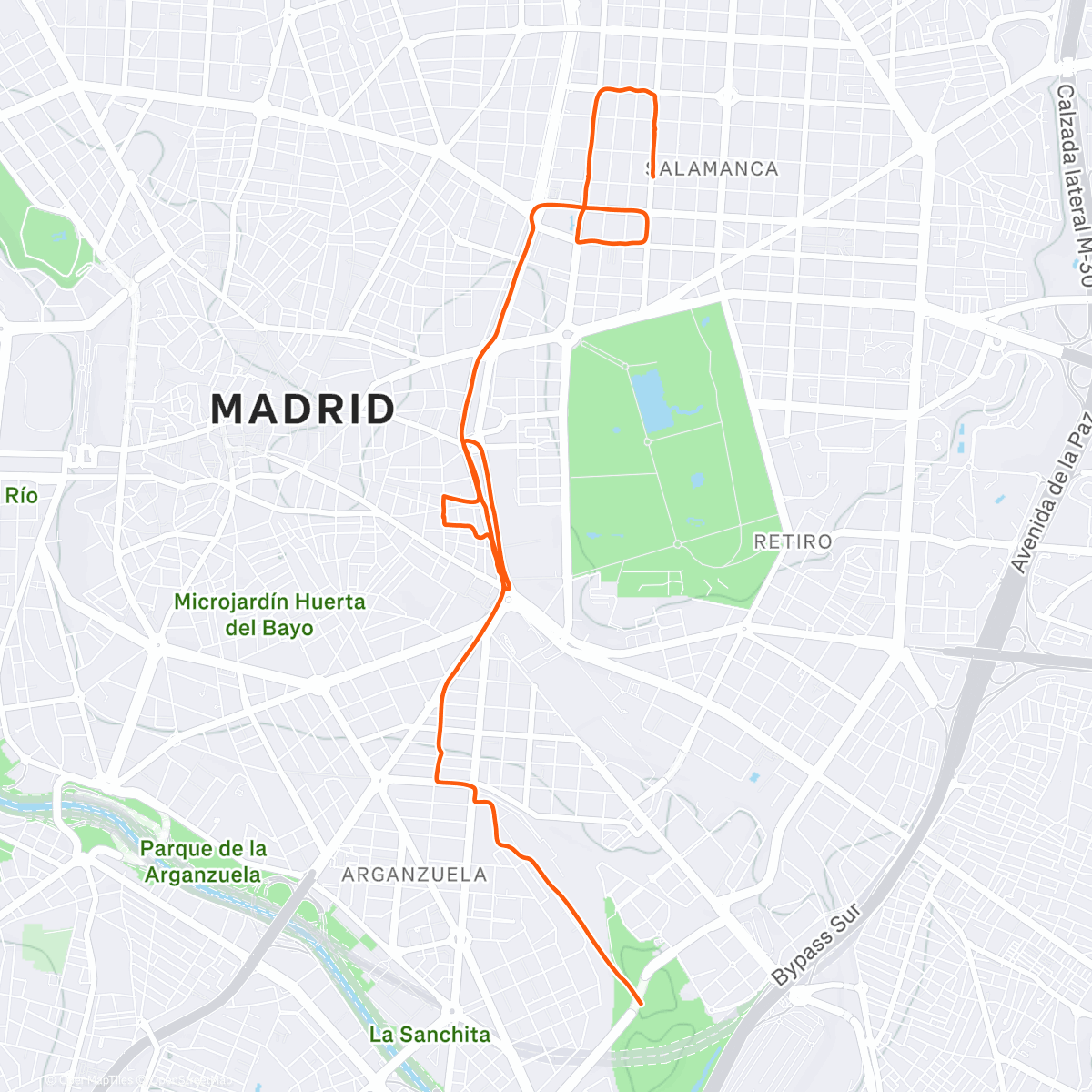 Map of the activity, Biciluz