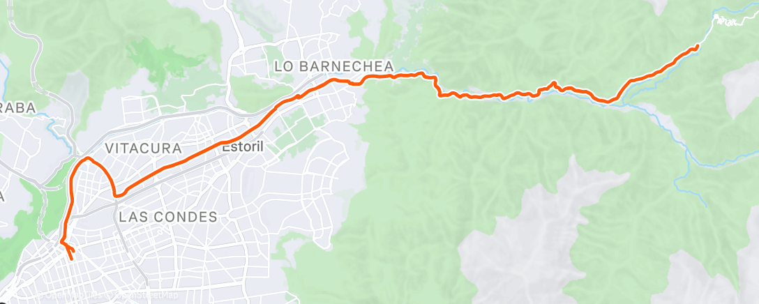 Map of the activity, Corral Quemado (casi)