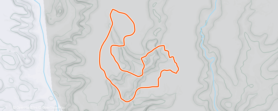 Map of the activity, Bicicleta a la hora del almuerzo