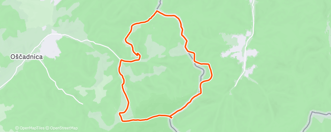 Map of the activity, Wielka Racza