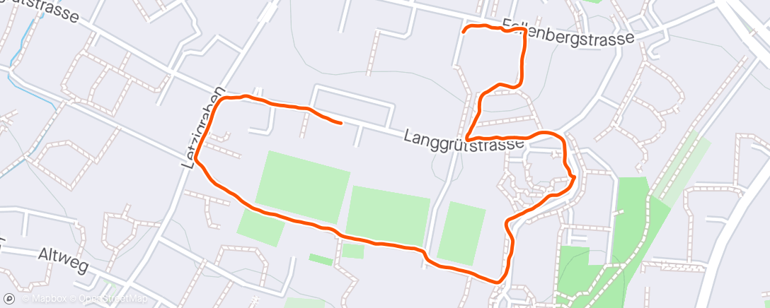 Map of the activity, Evening walk and talk