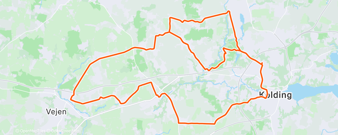 Map of the activity, Training