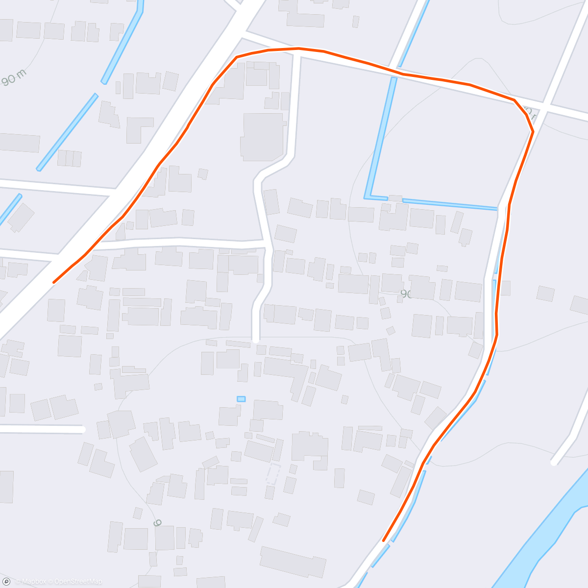 Mapa de la actividad (Walking)