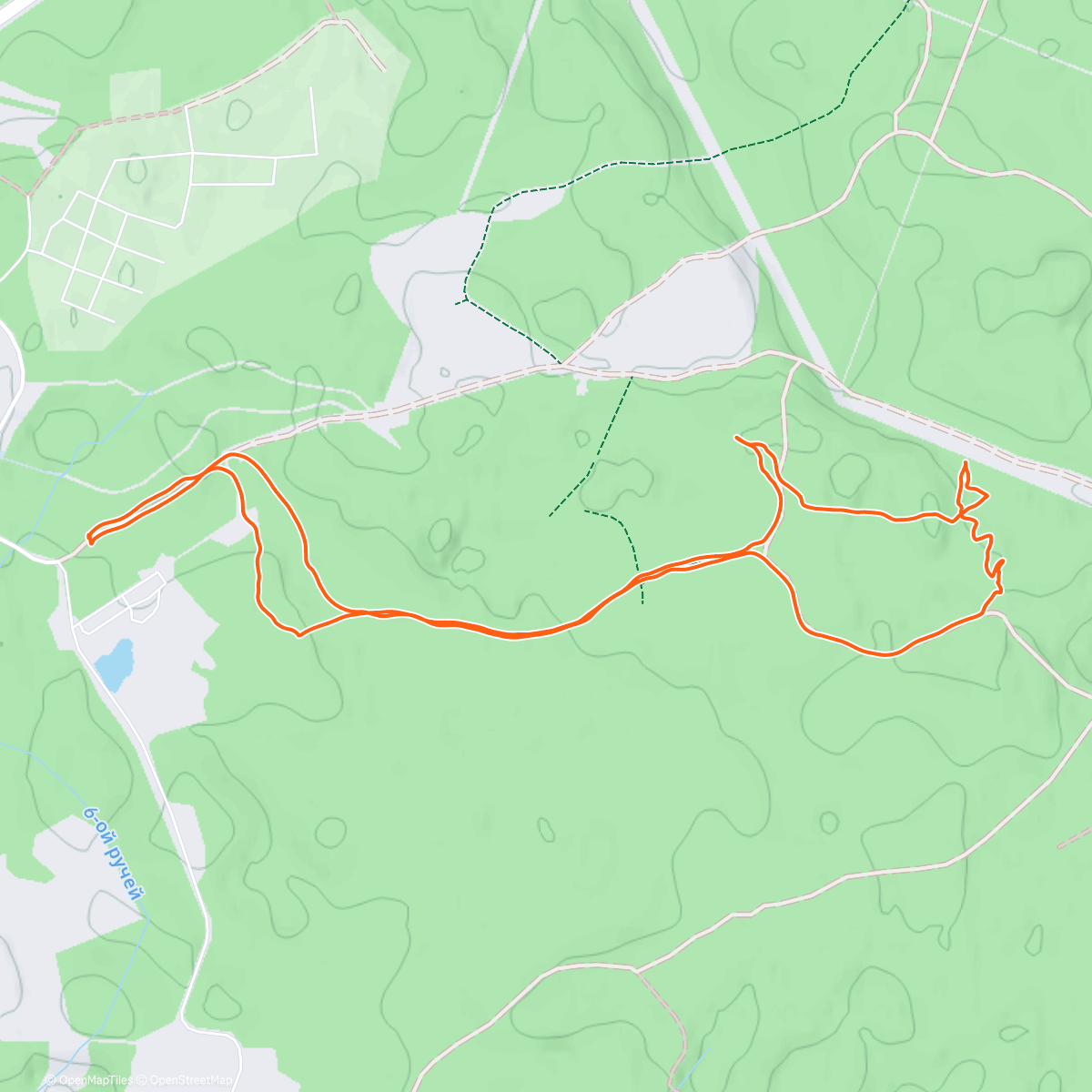 Map of the activity, Разминка ◪