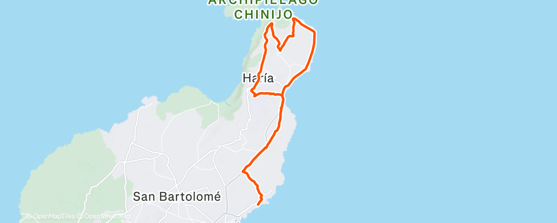 Mappa dell'attività I'm in Lanzarote 🦂