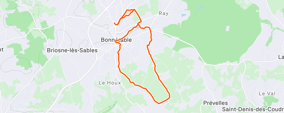 Map of the activity, A jeun ☕️🥞