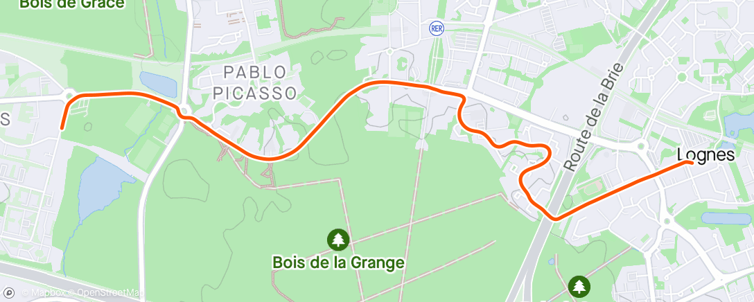 Mapa de la actividad (Afternoon Ride)