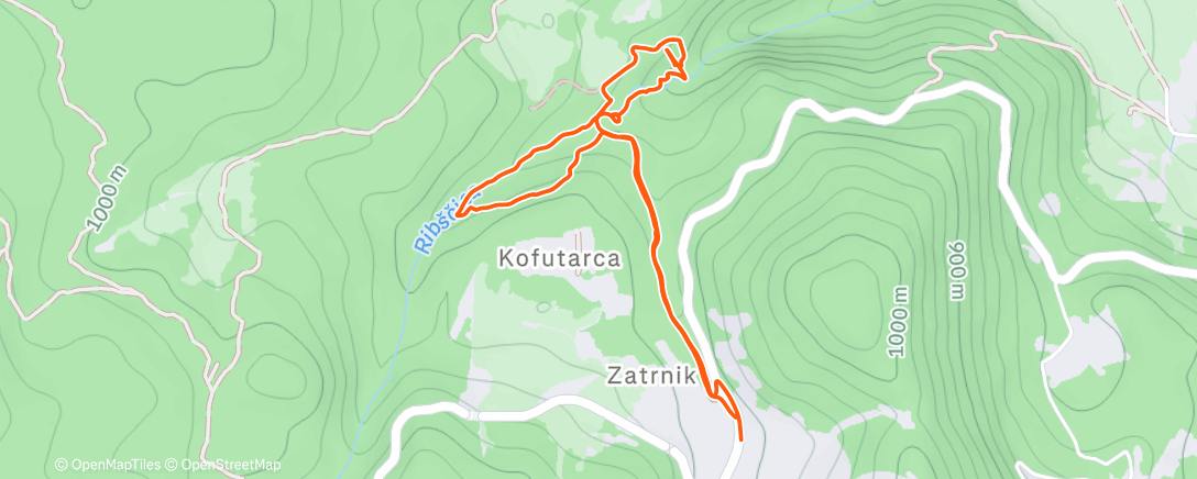 Map of the activity, Escursione pomeridiana