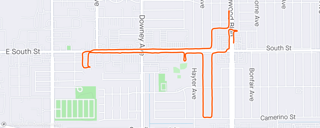 Map of the activity, Lakewood zone 2
