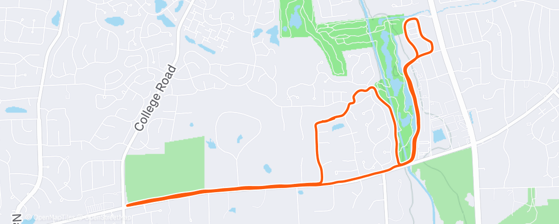 Map of the activity, Chicago run con el chele