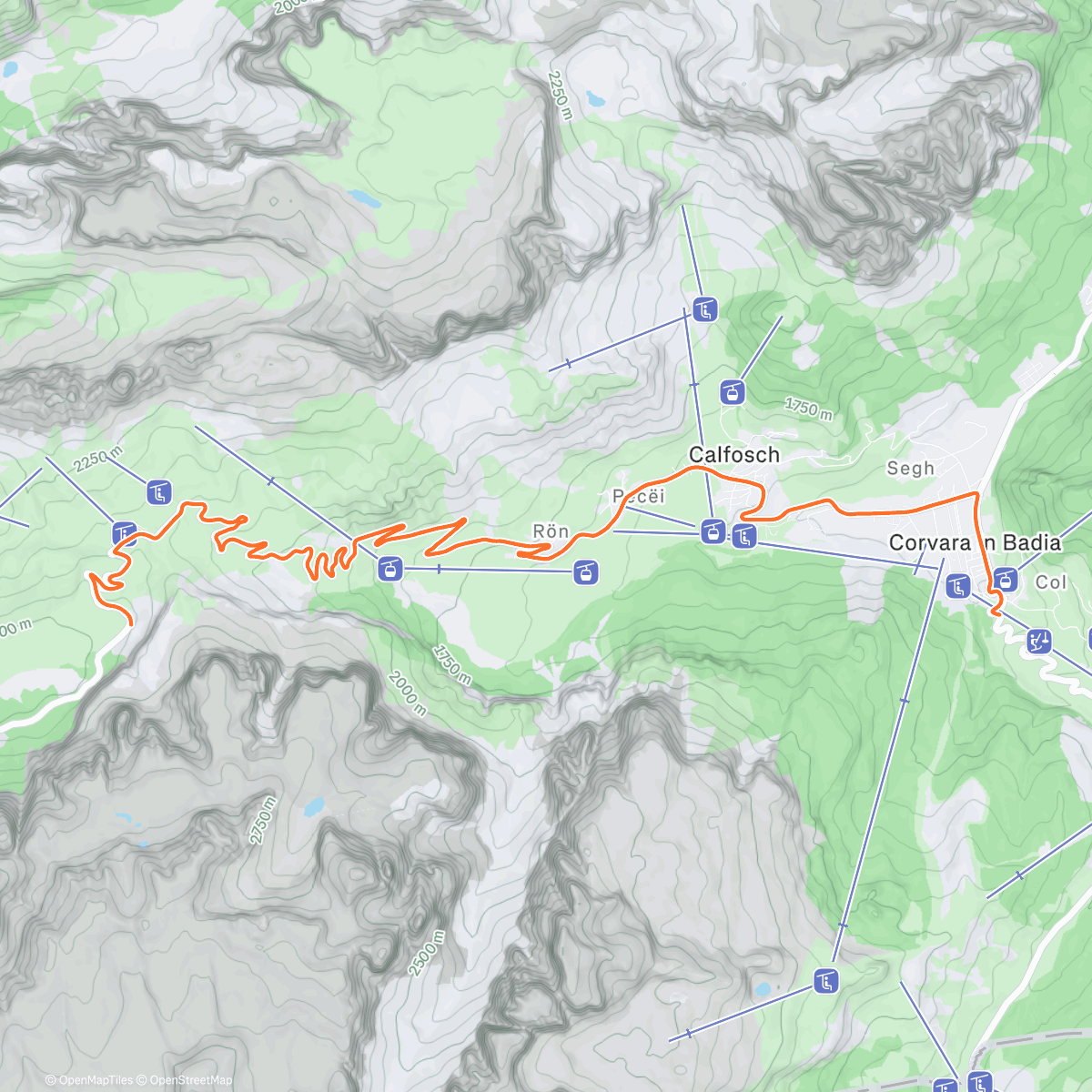Map of the activity, ROUVY - Passo Gardena from Corvara | Italy
