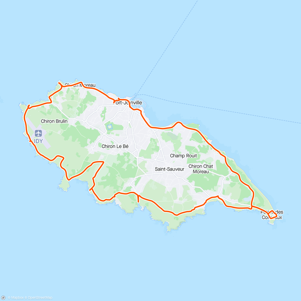 Mappa dell'attività 🏖️ Île d’Yeu