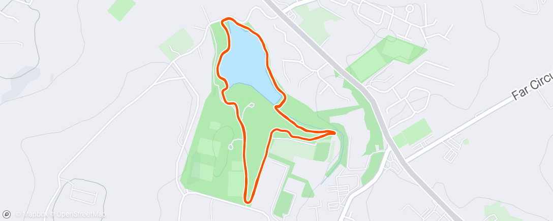Map of the activity, Dungannon Parkrun