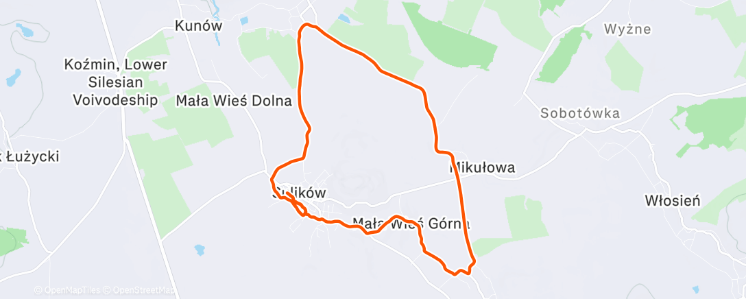 Map of the activity, 🔟 km BC2 + 1’/1’