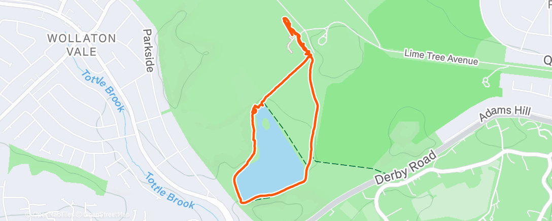 Карта физической активности (Afternoon Walk)