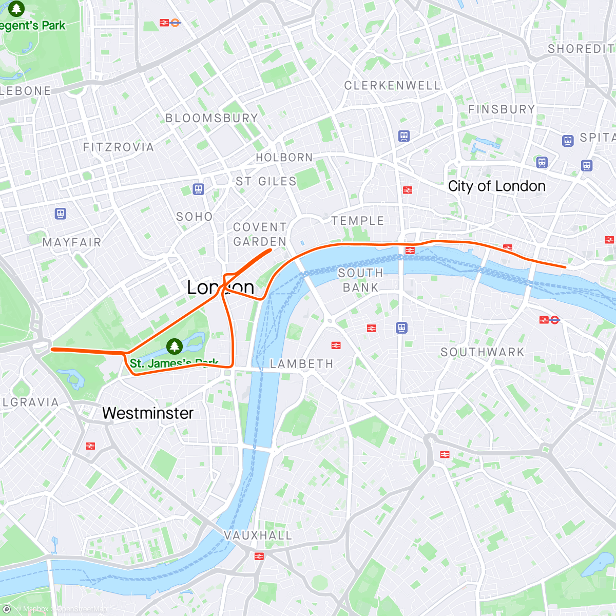 Map of the activity, Zwift - Race: The Chop by AHDR (D) on Classique in London