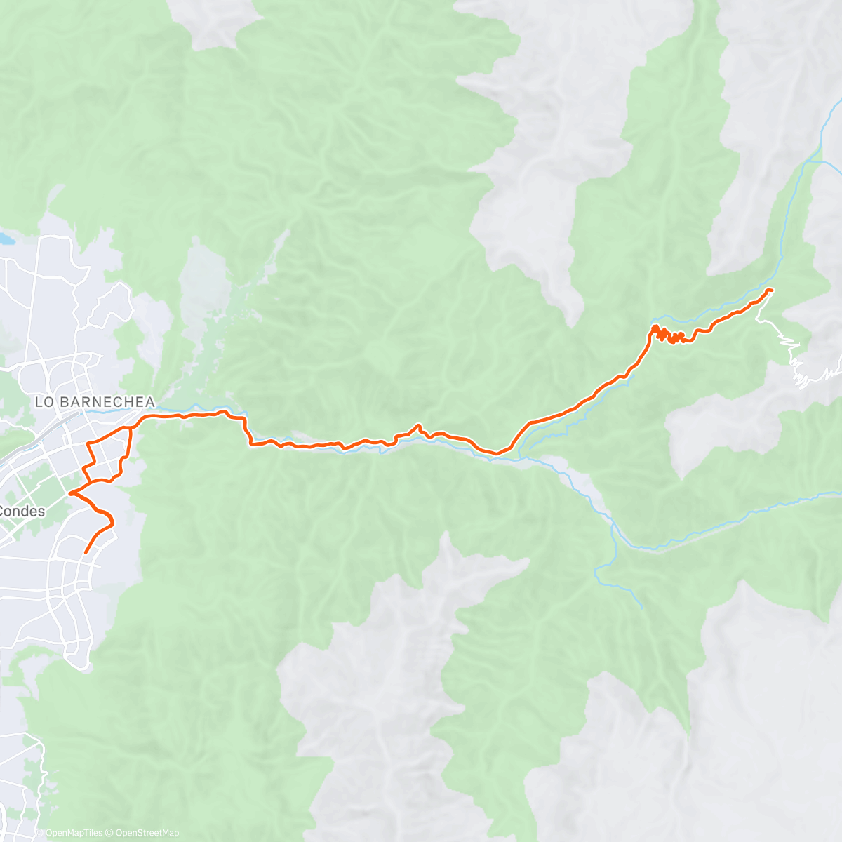 Карта физической активности (Morning Ride)