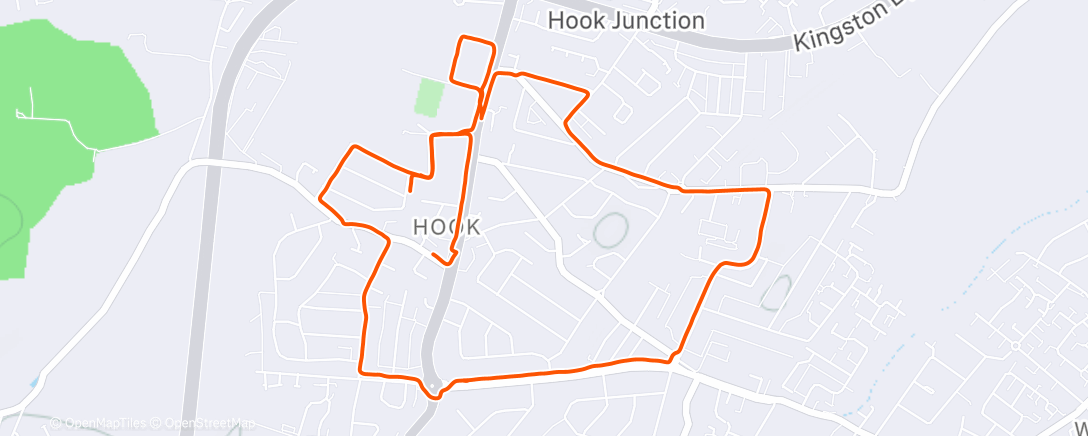 Map of the activity, The one where…I got out with CURC for the first time in a while #CURC