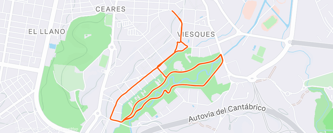 Map of the activity, 29/12/25